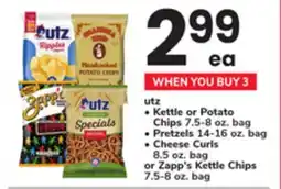 ACME utz Kettle or Potato Chips 7.5-8 oz. bag Pretzels 14-16 oz. bag oz. bag 7.5-8 oz offer