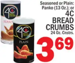 C Town 4C BREAD CRUMBS 24 Oz. Cnstrs offer