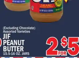 C Town JIF PEANUT BUTTER offer