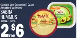 C Town SABRA HUMMUS 10 Oz. Cntrs offer