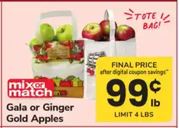ACME Gala or Ginger Gold Apples offer