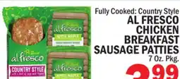 C Town AL FRESCO CHICKEN BREAKFAST SAUSAGE PATTIES offer
