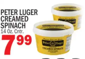 C Town PETER LUGER CREAMED SPINACH offer