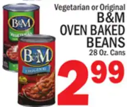 C Town B & M OVEN BAKED BEANS offer