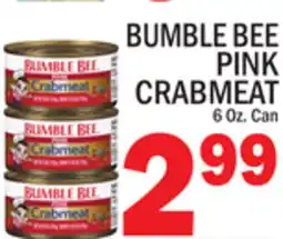 C Town BUMBLE BEE PINK CRABMEAT offer