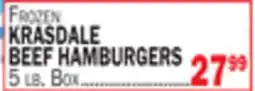 C Town KRASDALE BEEF HAMBURGERS offer