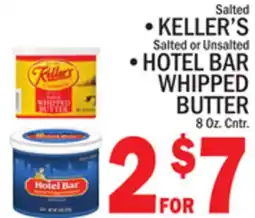 C Town SALTED KELLER'S SALTED OR UNSALTED, HOTEL BAR WHIPPED BUTTER offer