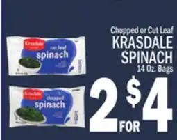 C Town KRASDALE SPINACH offer
