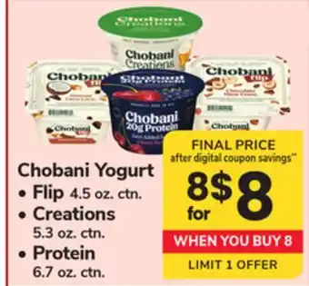 ACME Chobani Yogurt offer