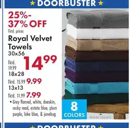 Boscov's Royal Velvet Towels offer