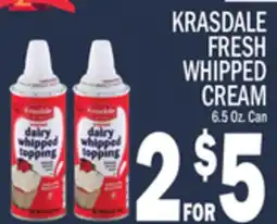 C Town KRASDALE FRESH WHIPPED CREAM offer