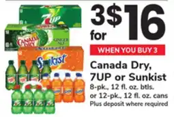 ACME Canada Dry, 7UP or Sunkist offer