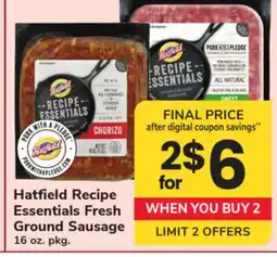 ACME Hatfield Recipe Essentials Fresh Ground Sausage offer