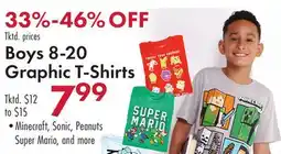 Boscov's Boys 8-20 Graphic T-Shirts offer