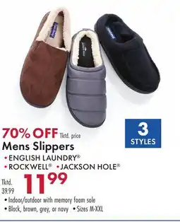 Boscov's Mens Slippers offer