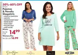 Boscov's Pajamas & Novelty Sleepshirts offer