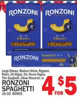 C Town RONZONI SPAGHETTI offer