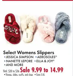 Boscov's Select Womens Slippers offer