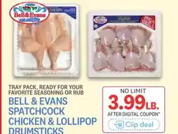 Kings Food Markets BELL & EVANS SPATCHCOCK CHICKEN & LOLLIPOP DRUMSTICKS offer
