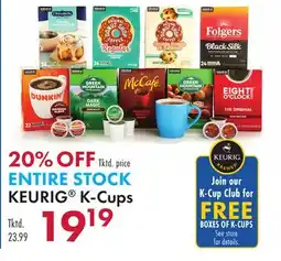 Boscov's KEURIG K-Cups offer
