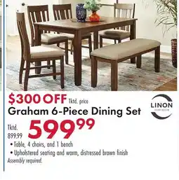 Boscov's Graham 6-Piece Dining Set offer