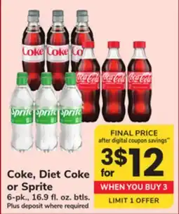 ACME Coke, Diet Coke or Sprite offer