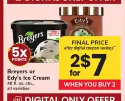 ACME Breyers or Edy's Ice Cream offer