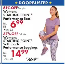 Boscov's Womens STARTING POINT Performance Tees offer