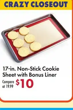 Boscov's 17 in. Non-Stick Cookie Sheet with Bonus Liner offer