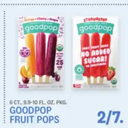 Kings Food Markets GOODPOP FRUIT POPS offer