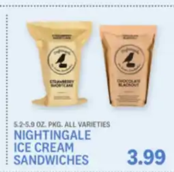 Kings Food Markets NIGHTINGALE ICE CREAM SANDWICHES offer