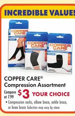 Boscov's COPPER CARE Compression Assortment offer