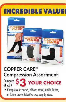 Boscov's COPPER CARE Compression Assortment offer