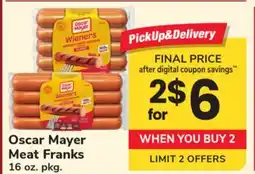 ACME Oscar Mayer Meat Franks offer