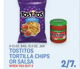 Kings Food Markets TOSTITOS TORTILLA CHIPS OR SALSA offer
