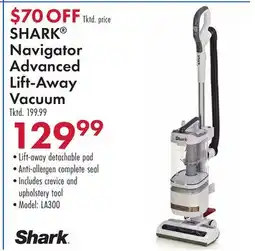 Boscov's SHARK Navigator Advanced Lift-Away Vacuum offer