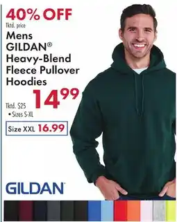Boscov's Mens GILDAN Heavy-Blend Fleece Pullover Hoodies offer