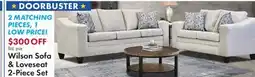 Boscov's Wilson Sofa & Loveseat 2-Piece Set offer