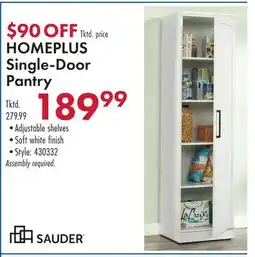 Boscov's HOMEPLUS Single-Door Pantry offer