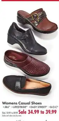 Boscov's Womens Casual Shoes offer