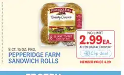 Kings Food Markets PEPPERIDGE FARM SANDWICH ROLLS offer