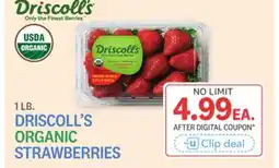 Kings Food Markets DRISCOLL'S ORGANIC STRAWBERRIES offer