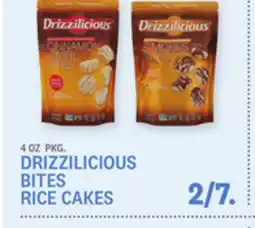 Kings Food Markets DRIZZILICIOUS BITES RICE CAKES offer