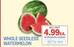 Kings Food Markets WHOLE SEEDLESS WATERMELON offer