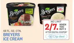 Kings Food Markets BREYERS ICE CREAM offer