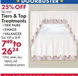 Boscov's Tiers & Top Treatments offer