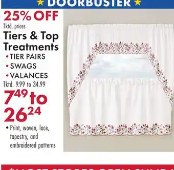 Boscov's Tiers & Top Treatments offer
