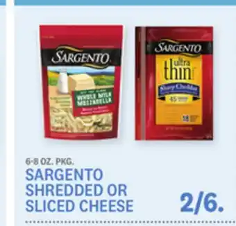 Kings Food Markets SARGENTO SHREDDED OR SLICED CHEESE offer