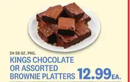 Kings Food Markets KINGS CHOCOLATE OR ASSORTED BROWNIE PLATTERS offer