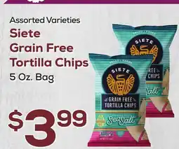 DeCicco & Sons Siete Grain Free Tortilla Chips offer